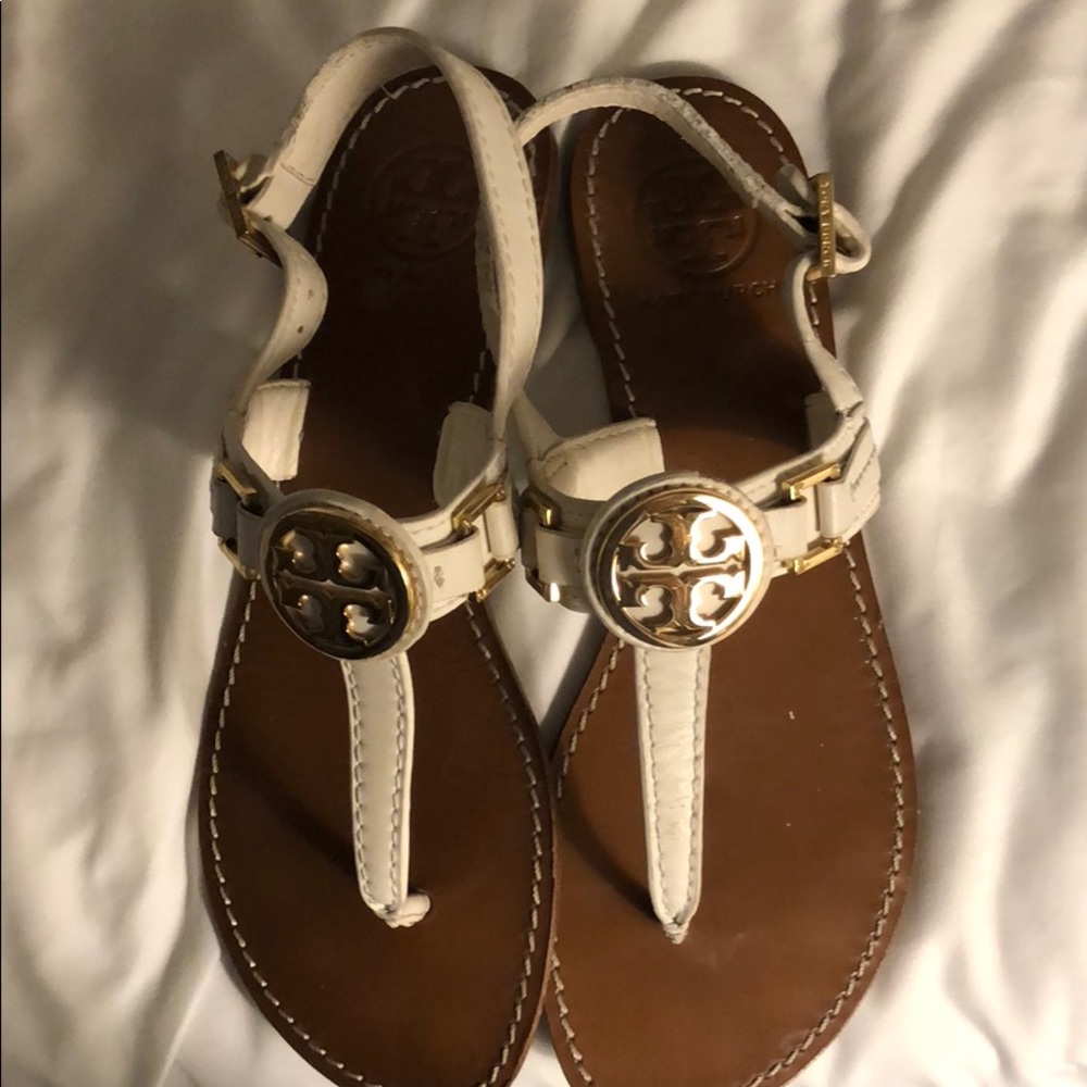 Tory Burch white sandal